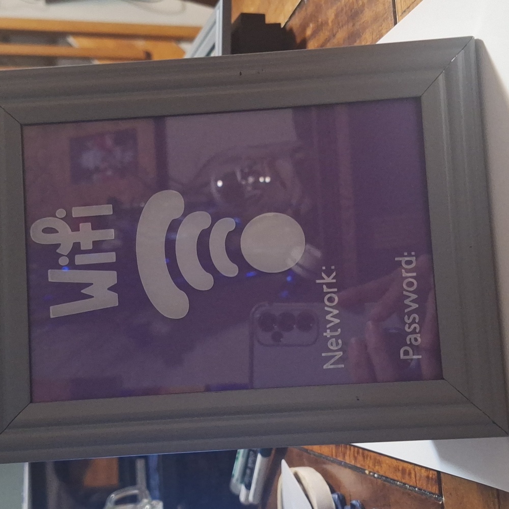 Wifi Design Frame 5x7 Cuatom Made - Picture 6 of 6